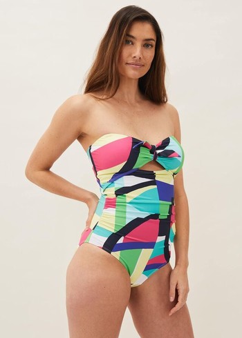 Phase Eight Sedinia Abstract Print Swimwear Multicolor USA | 7983240-TE